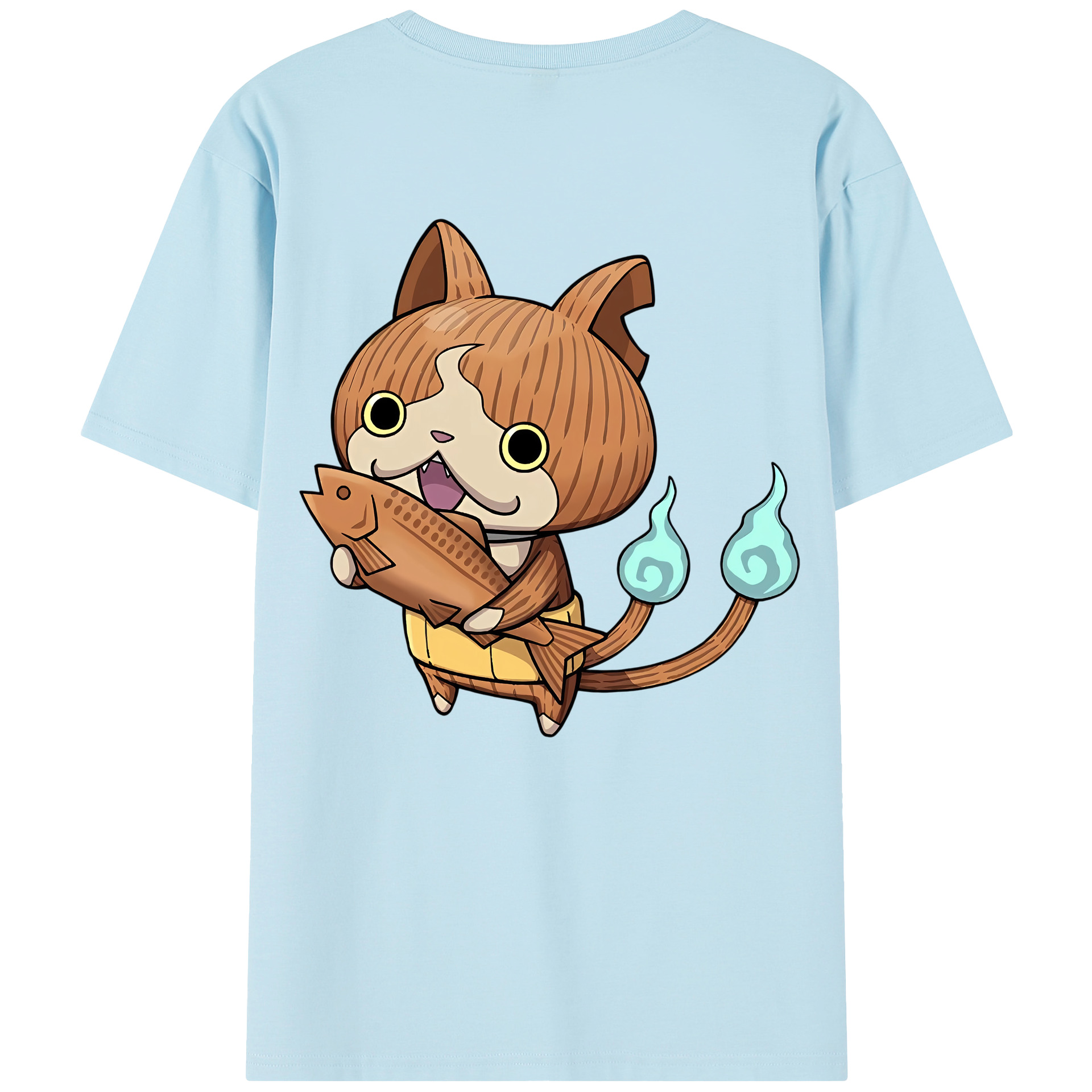 （画像用） 妖怪ウォッチ Yo-kai Watch 綿100％半袖Tシャツ（背面プリント）